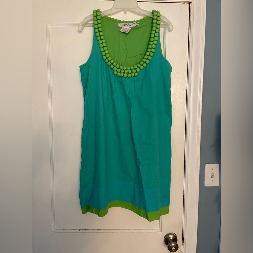 Gretchen Scott Dress with PomPoms size L